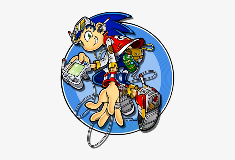 “ Finalfantasyvii - Sonic The Hedgehog Yuji Uekawa, transparent png #1783976