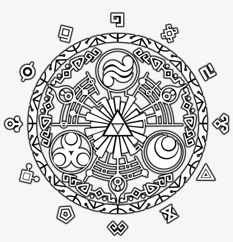Time Gate - Mandala De The Legend Of Zelda, transparent png #1784301