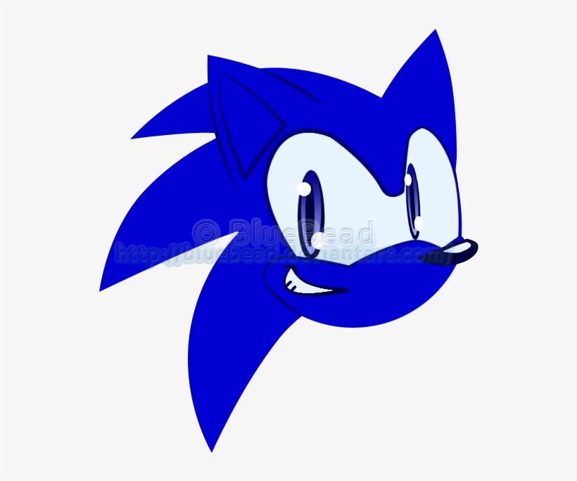 Sonic The Hedgehog Head Icon - Sonic The Hedgehog, transparent png #1784325