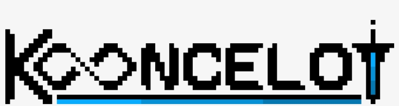 Kooncelot 8-bit Sword Logo - Pixel Art, transparent png #1784372