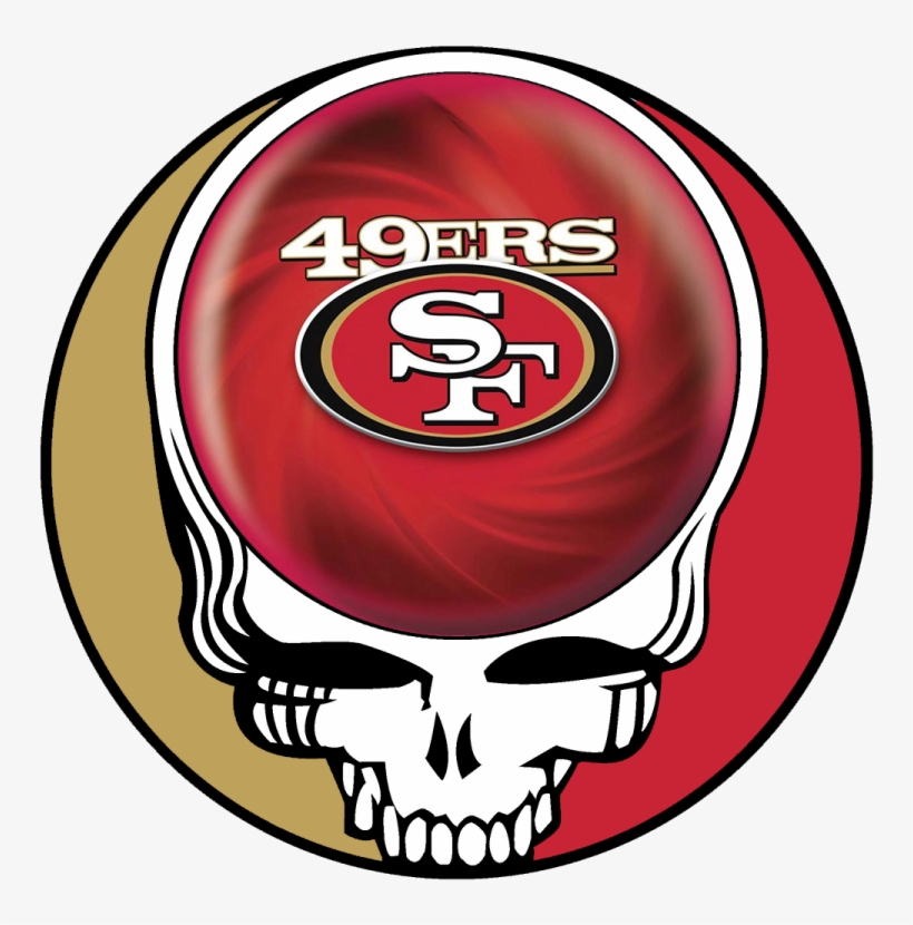 San Francisco 49ers Grateful Dead Stealie - Steal Your Face Pink Floyd, transparent png #1784846