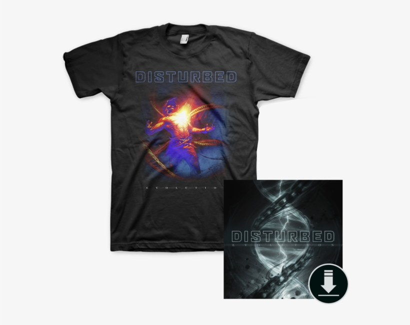 Click For Larger Image - Disturbed Evolution T Shirt, transparent png #1785057