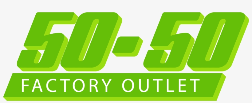 50-50 Factory Outlet - Coupon, transparent png #1785108