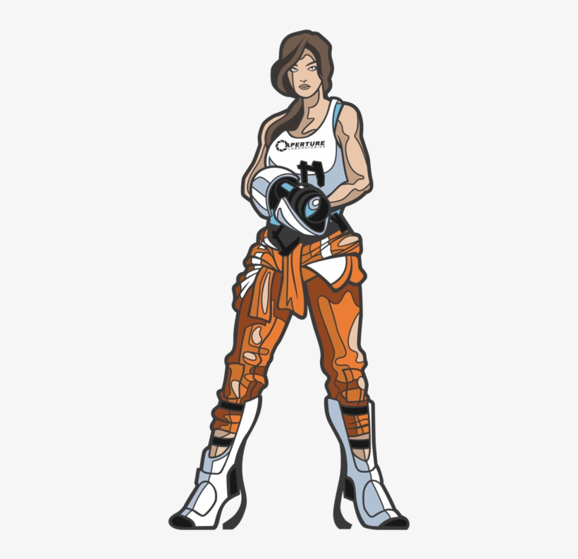 Images / 1 / 2 - Chell Portal 2 Art, transparent png #1785341