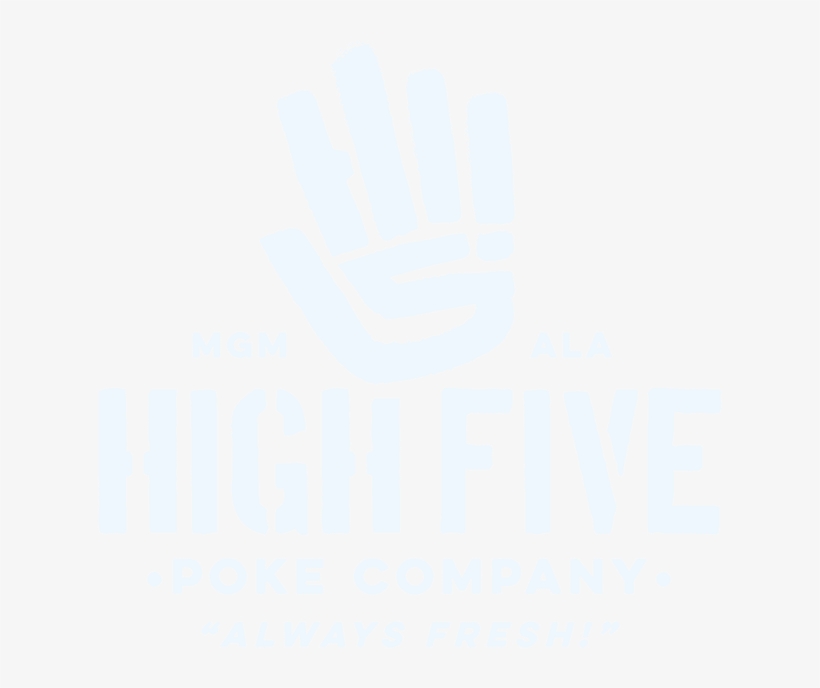 High Five Poke Main Logo-04 Copy - Okay Fine Im Grateful Journal, transparent png #1785661