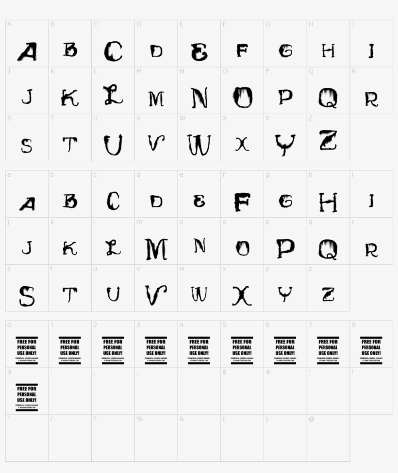 Font Characters - Font, transparent png #1785712