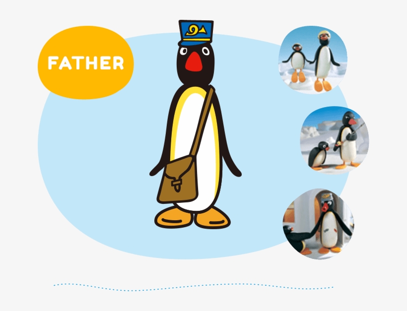 Father Is A Busy Postman, But He Always Puts His Family - Cartoon, transparent png #1787024