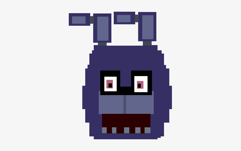 Five Nights At Freddy's Wallpaper Titled Bonnie Pixel - Five Nights At Freddy's Pixel Art Bonnie, transparent png #1787294