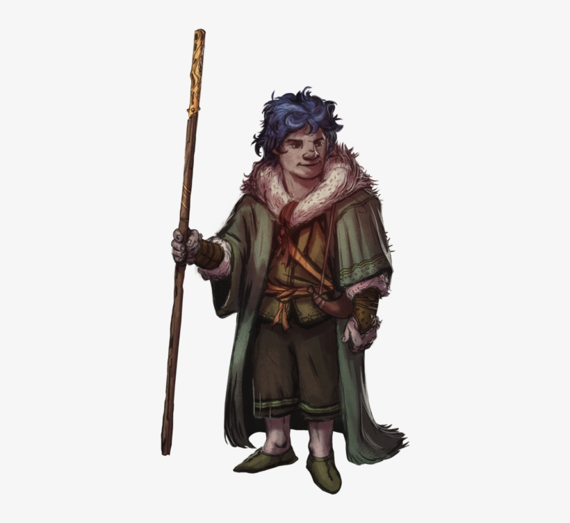 A Gnome's Clothing, Though Usually Made In Modest Earth - Gnome Monk D&d, transparent png #1787486