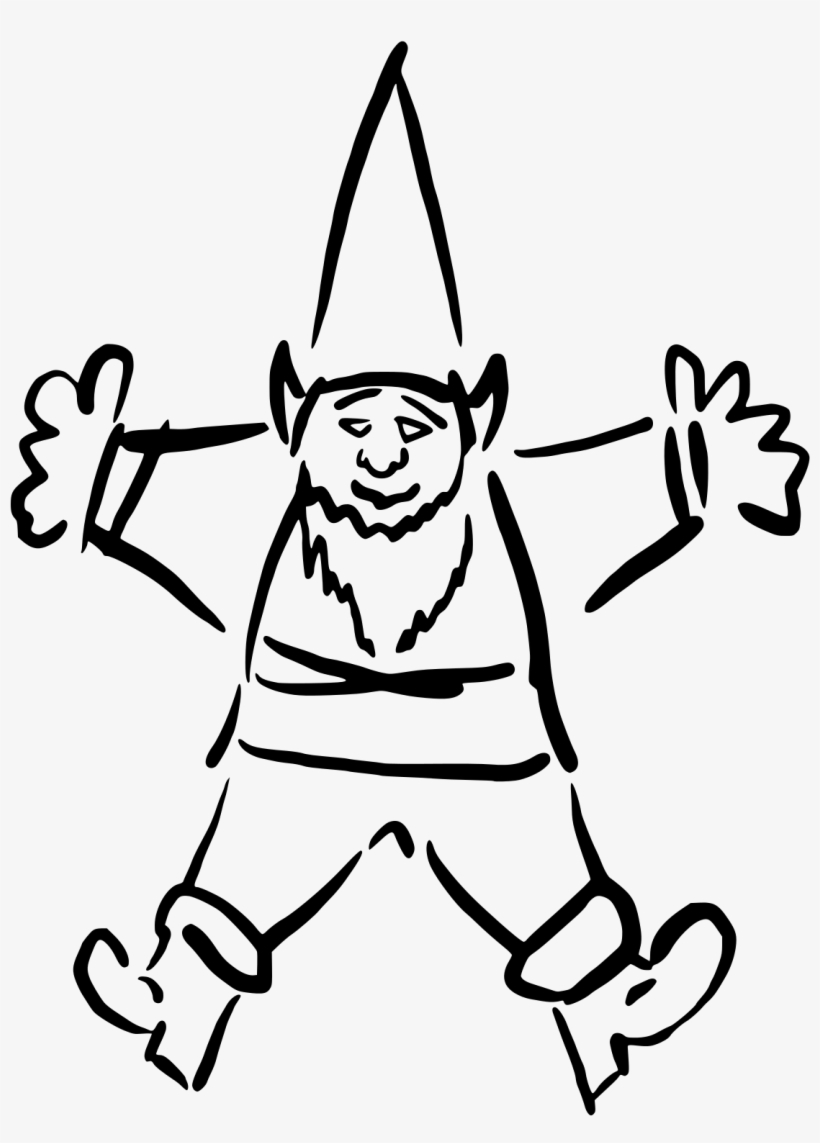 Freeuse Stock Calcifer Drawing Svg - Gnome Drawing, transparent png #1787553