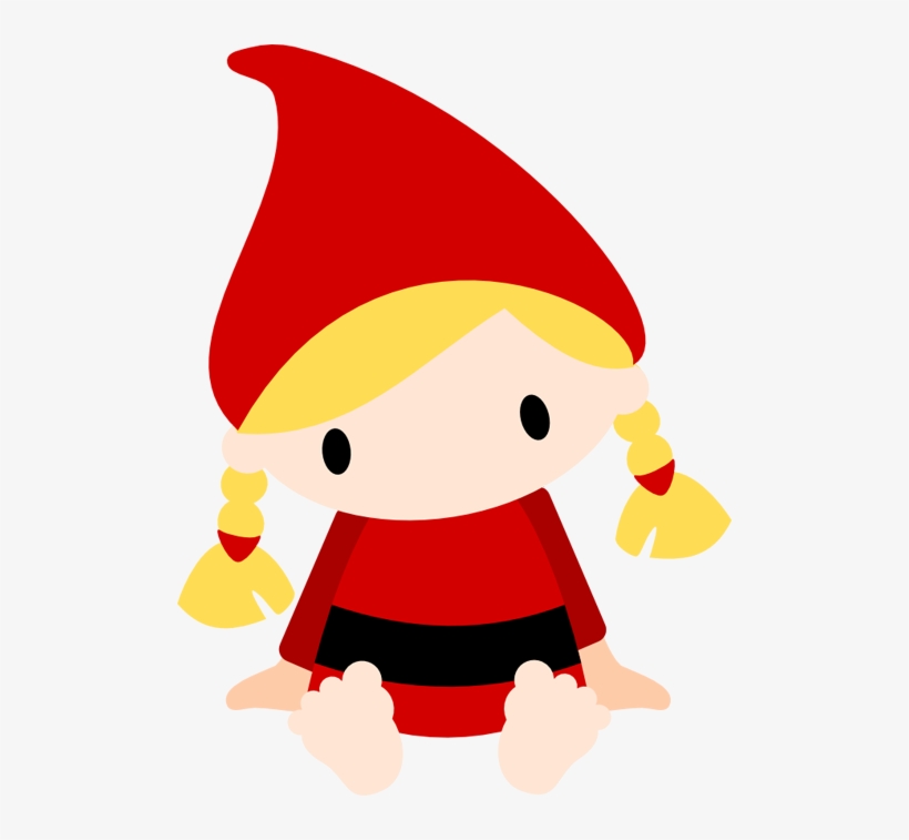 Gnome Svg Garden - Girl Gnome Clipart, transparent png #1787596