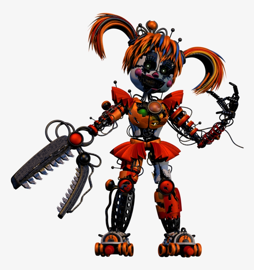 Scrap Baby Render By Endyarts On Deviantart - Five Nights At Freddy's Scrap Baby, transparent png #1787812