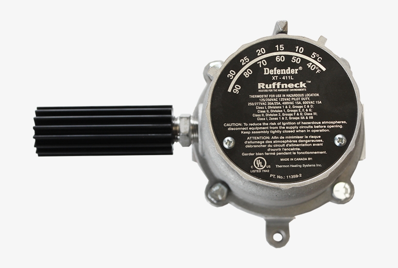 Defender® Xt-411 - Thermostat, transparent png #1788183