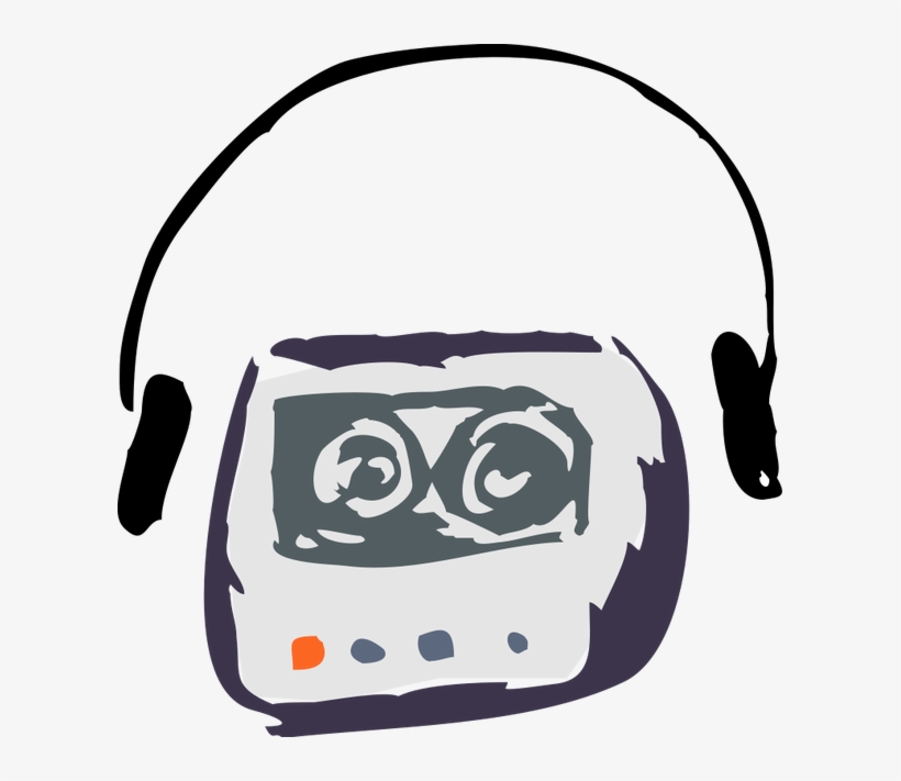 Cassette Recorder - Cassette Player Clip Art, transparent png #1788185