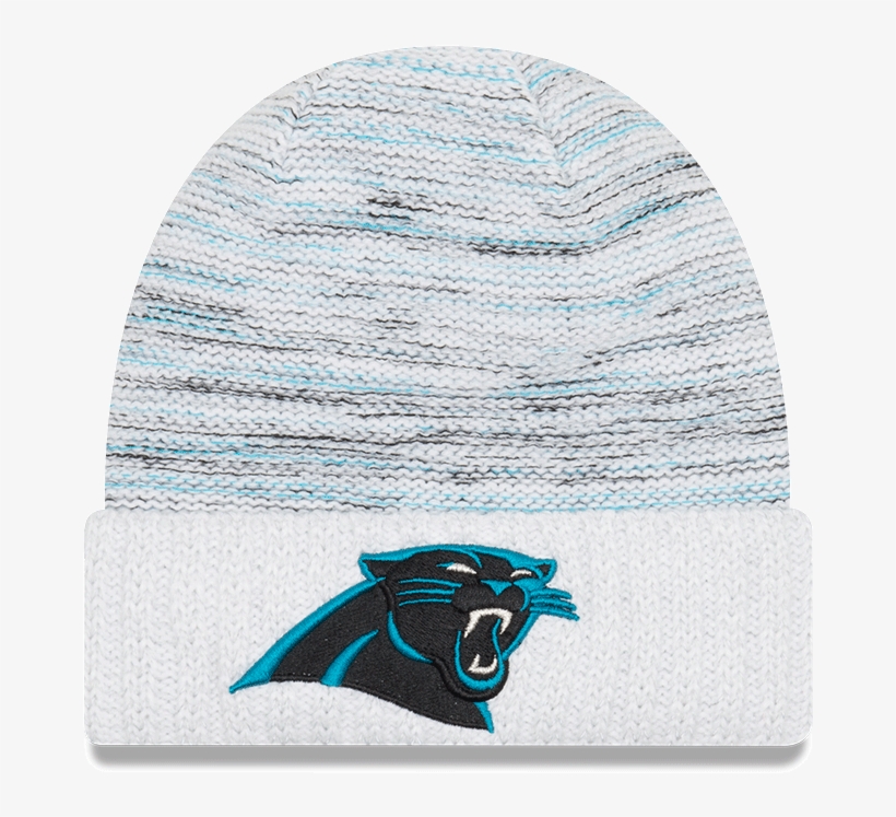 Carolina Panthers New Era '17 Nfl Kickoff Knit Hat - Men's Carolina Panthers New Era White 2017 Color Rush, transparent png #1788462
