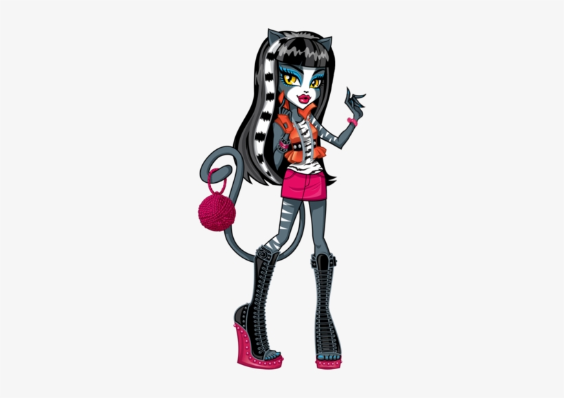 She Is A Werecat And A Student At Monster High - Monster High Cat Monster, transparent png #1788508