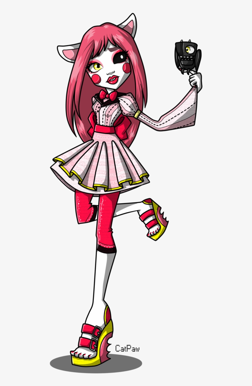 Mangle In By C A T P - Fnaf Monster High Mangle, transparent png #1788559