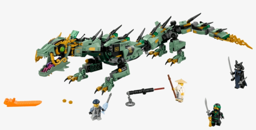 Lego Ninjago Skybound Lloyd Green Ninja Minifigure - Green Ninja Mech Dragon, transparent png #1788783