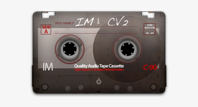 Cassette - Cassette Tape, transparent png #1788883