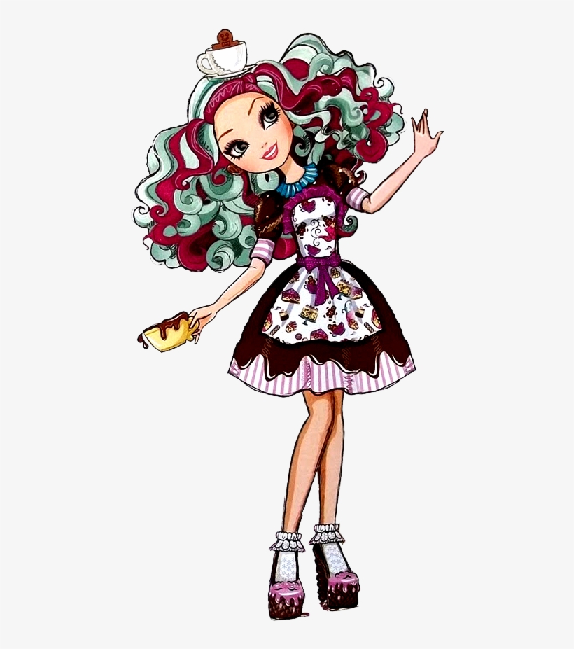 Ooak, Monster High, Dolls, Bratz - Ever After High Madeline Hatter Sugar Coated, transparent png #1789085