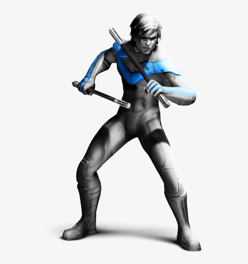 Check Out Arkham City's Nightwing - Batman Robin Arkham City, transparent png #1789151