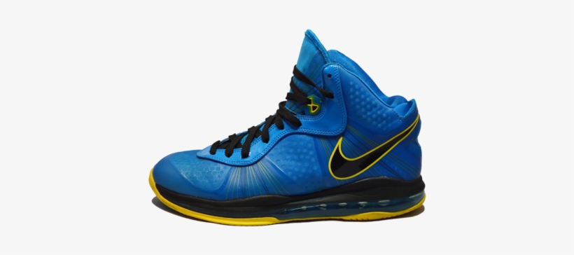Lebron 8 V/2 "entourage" - Sneakers, transparent png #1789189