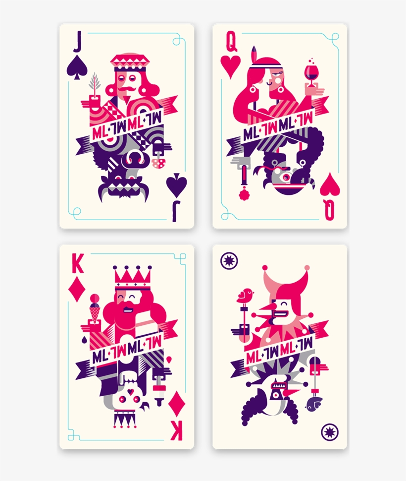Mysteryland Playing Cards On Behance - Diseños De Cartas Naipes, transparent png #1789190