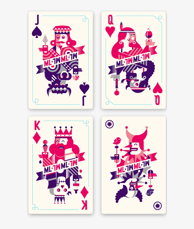 Mysteryland Playing Cards On Behance - Diseños De Cartas Naipes, transparent png #1789190