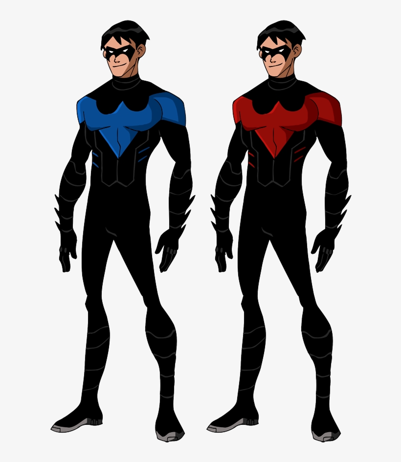 Nightwing Cartoon Png - Dick Grayson, transparent png #1789236