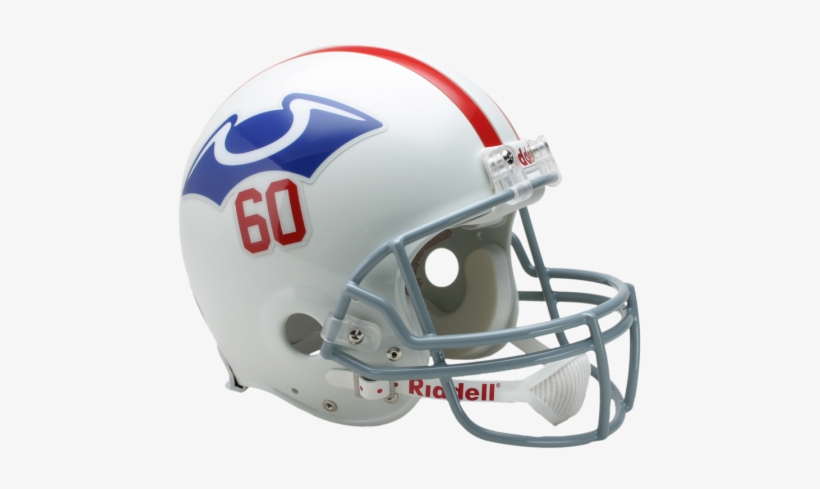 New England Patriots Vsr4 Authentic Throwback Helmet - Nfl Football Helmets Jets, transparent png #1789374