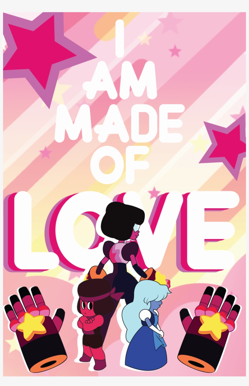 “ “made Of Love” Feat Ruby And Sapphire - Cartoon, transparent png #1790138
