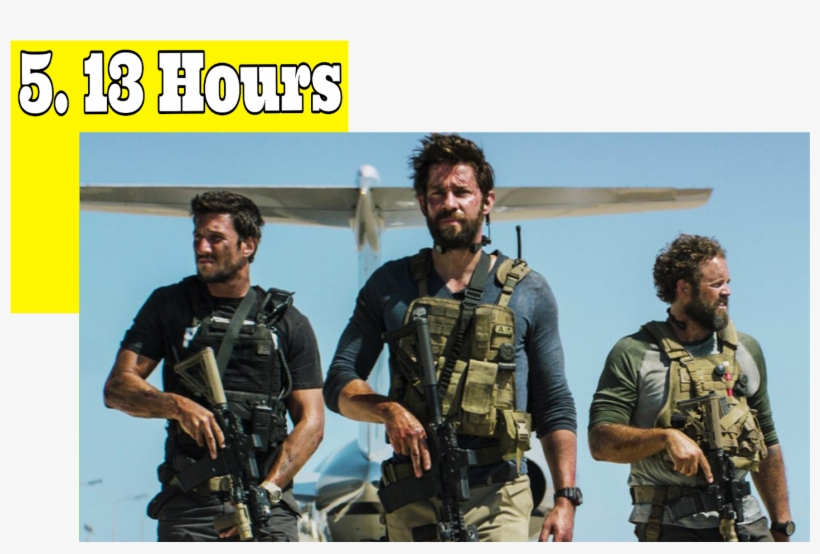 5) "13 Hours: The Secret Soldiers Of Benghazi" (2016): - John Krasinski 13 Hours, transparent png #1790179