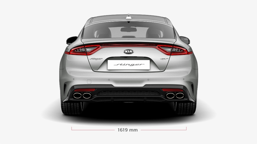Kia Stinger Dimensions Rear Back - Kia Stinger Dane Techniczne, transparent png #1790414
