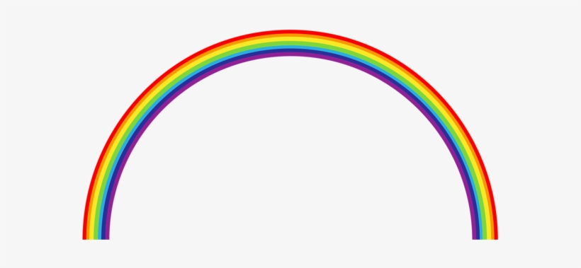Rainbow Free Png Image - Rainbow Transparent, transparent png #1790415