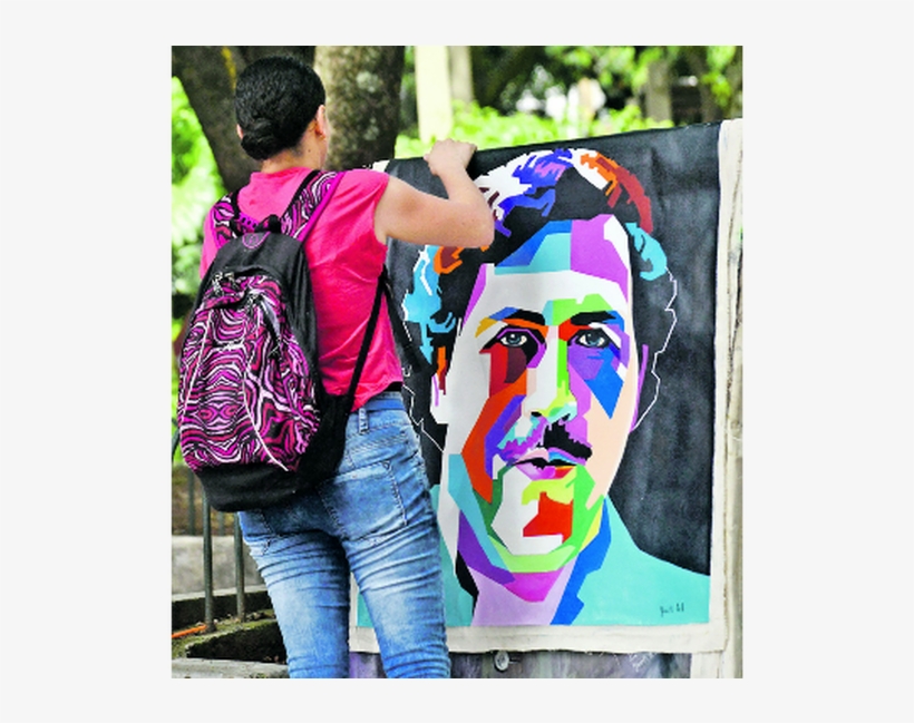 Pinturas Sobre Escobar En Un Parque En Medellín - Painting, transparent png #1790480