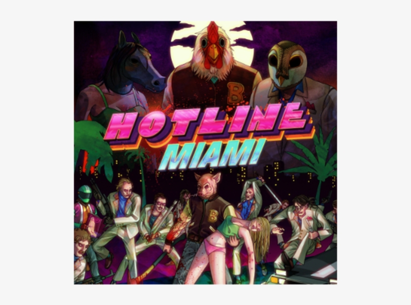 1-hotline Miami - Hotline Miami Ps4 Cover, transparent png #1790521