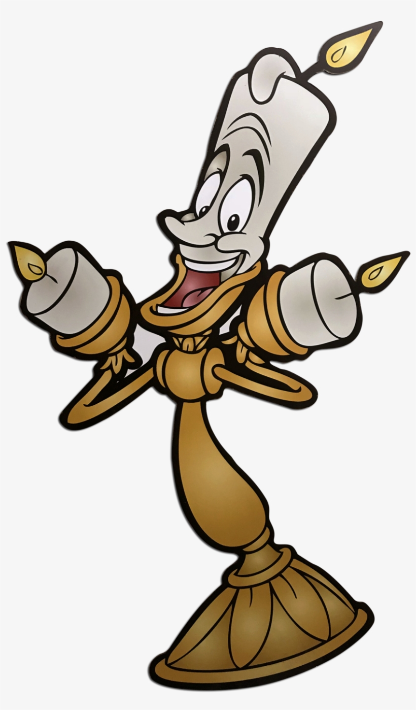 Beauty & The Beast Lumiere Standee - Beauty And The Beast Candle Png, transparent png #1790686