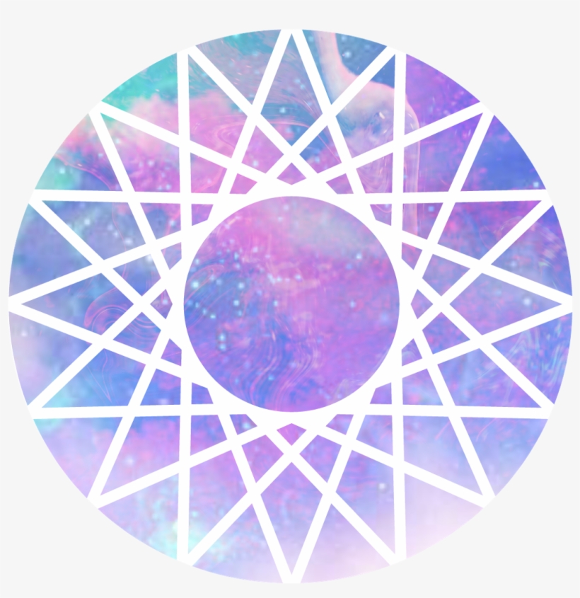 Galaxy Sparkle Glitter Background Cool Rainbow Galaxy - Circle, transparent png #1790730