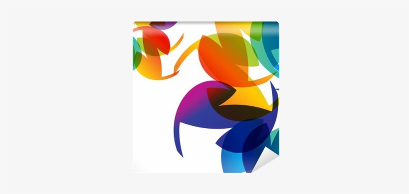 Abstract Colorful Rainbow Background Wall Mural • Pixers® - Rainbow, transparent png #1790835