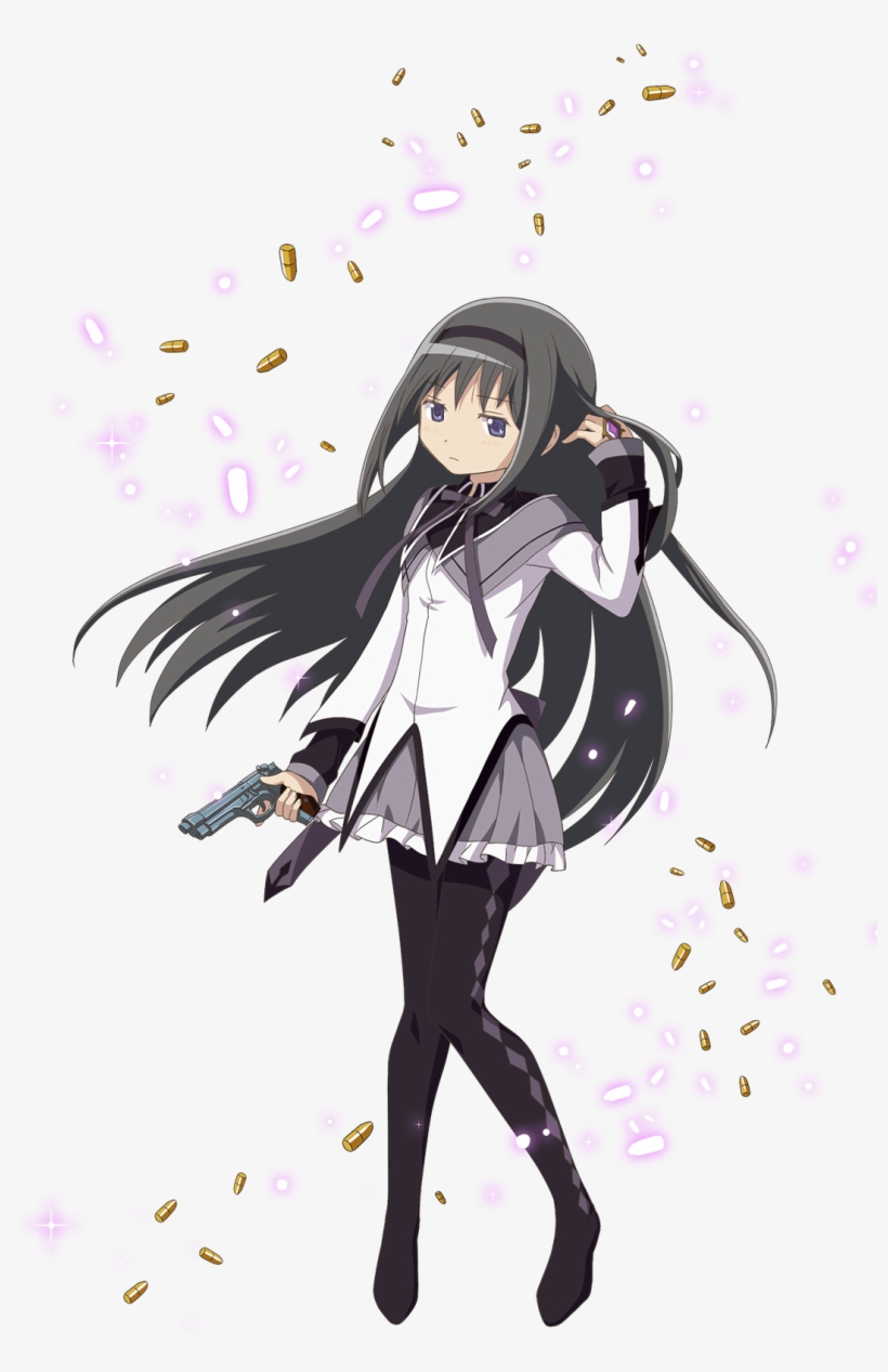 "madoka My One And My Only Friend - Homura Akemi, transparent png #1790881