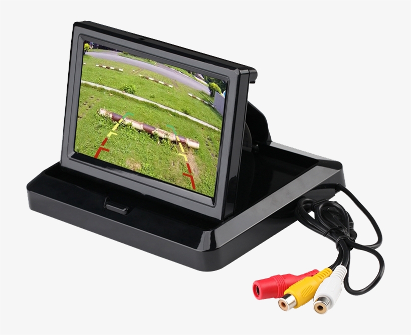 5 Inch Folding Screen Monitortft Lcd Auto Car Rear - Car, transparent png #1790922
