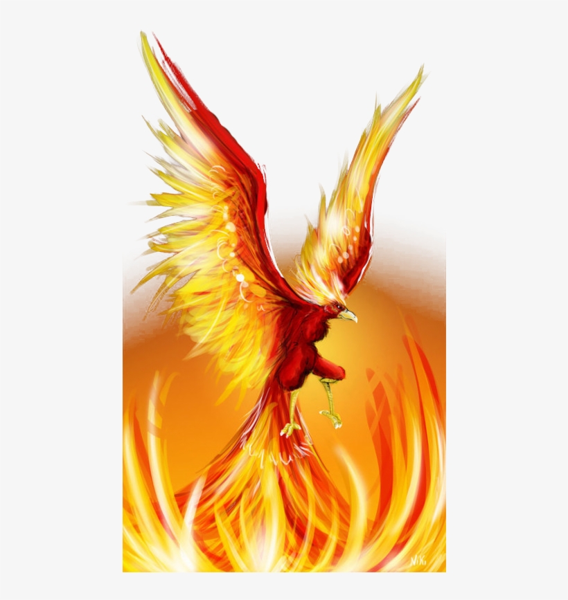 Fire Wing Png - Fire Phoenix, transparent png #1791016