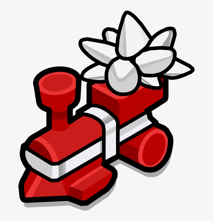 Train Engine Present Ig - Present Sprite, transparent png #1791073