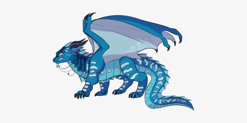 Drew A Very Angry Tsunami - Wings Of Fire Tsunami, transparent png #1791181