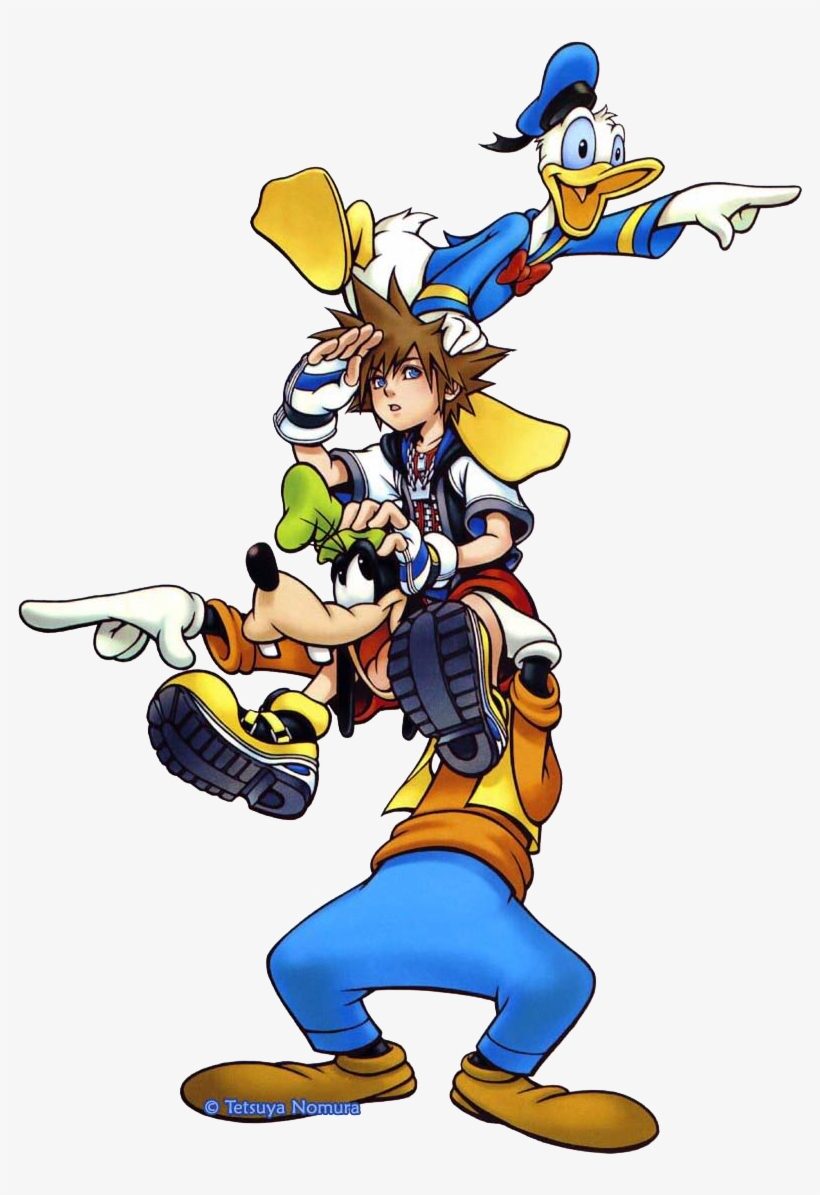 Donald, Goofy And Sora Kh - Kingdom Hearts - Hd 1.5 Remix Limited Edition Ps3, transparent png #1791209