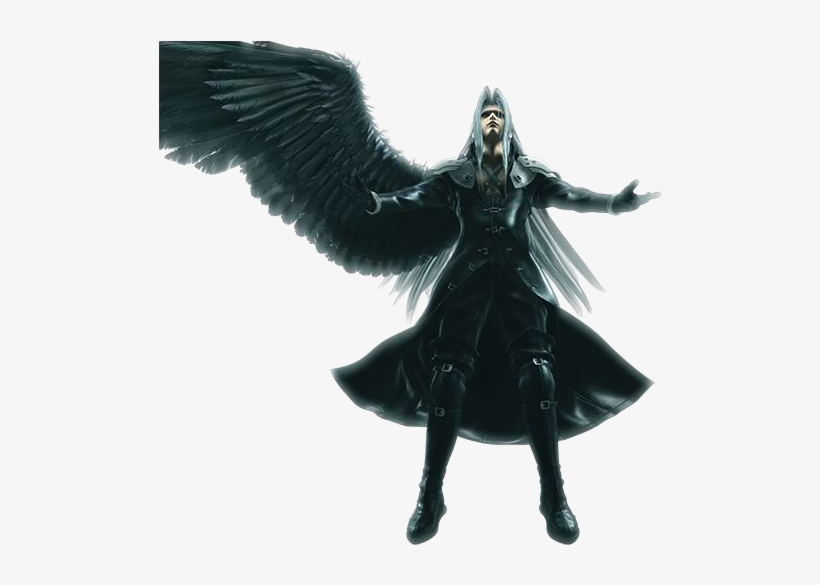 Winged Sephiroth - Sephiroth One Winged Angel, transparent png #1791268