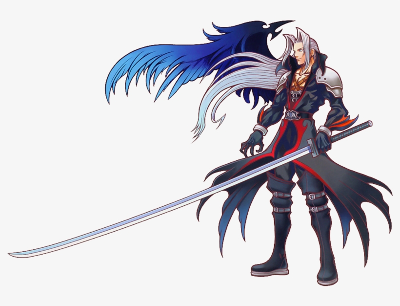 Dlc Costumes You Would Like To See - Sephiroth Kingdom Hearts, transparent png #1791272