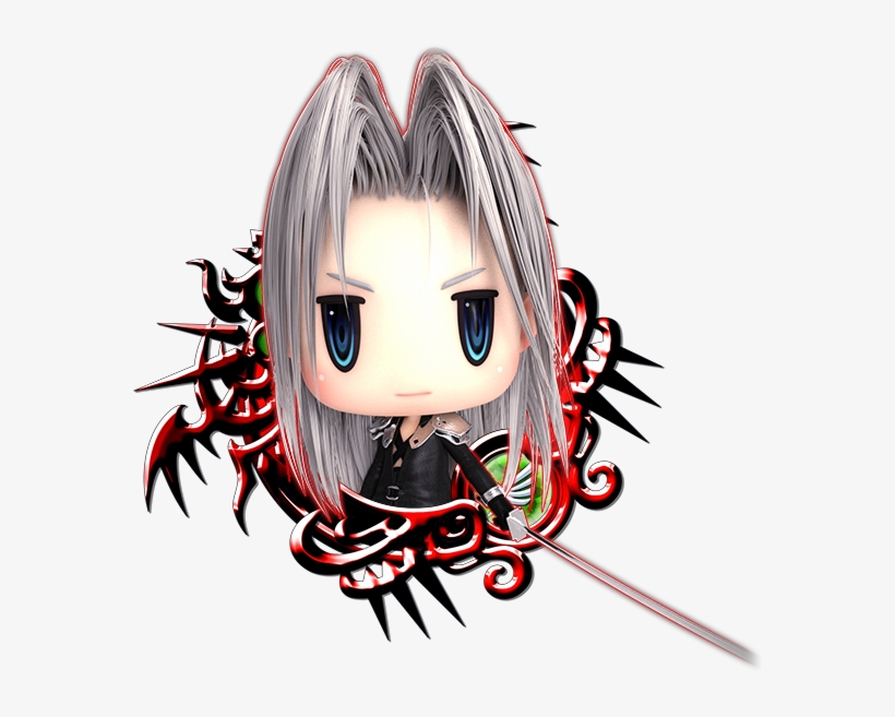World Of Ff Sephiroth - Kingdom Hearts Union X 7 Star Medals, transparent png #1791413