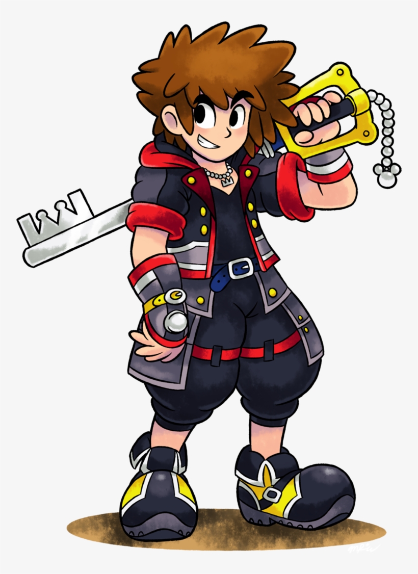 Sora Kingdom Hearts 3 Png Clip Library Stock - Kingdom Hearts 3 Sora Png, transparent png #1791441