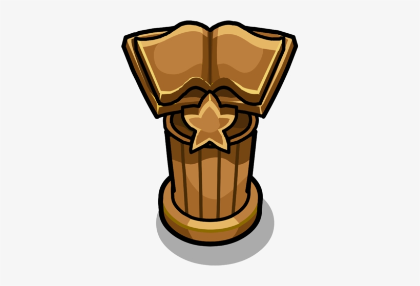 Cp Magazine Star Trophy Ig - Club Penguin Trophy, transparent png #1791491